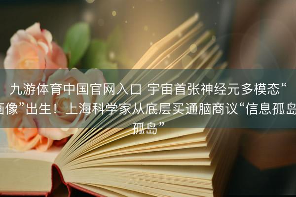 九游体育中国官网入口 宇宙首张神经元多模态“画像”出生!上海科学家从底层买通脑商议“信息孤岛”
